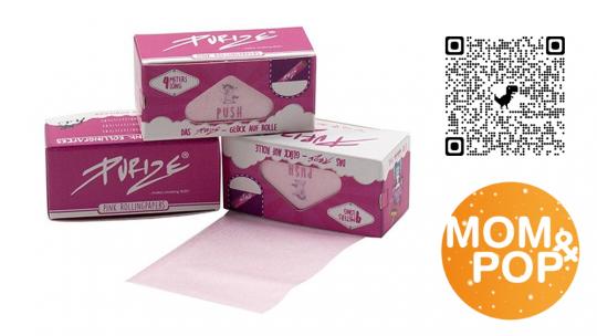Purize Pink King Size Slim Rolls, 4m 