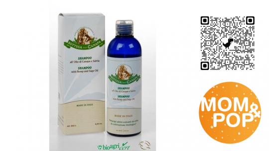 Hair Shampoo with Hemp and Sage Oil 250ml 