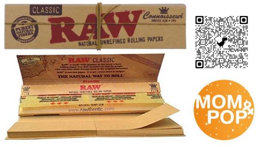 RAW Connoisseur Classic + Tips 