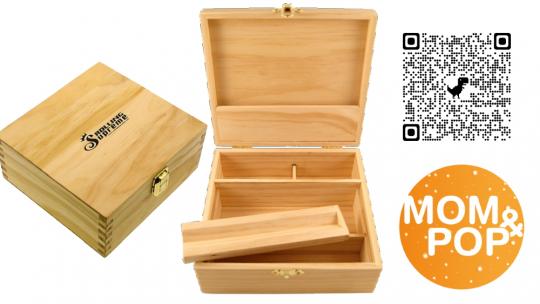 Rolling Surpreme Wooden Box 