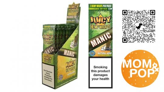 Juicy Hemp Wraps Manic (Mango/Papaya) 