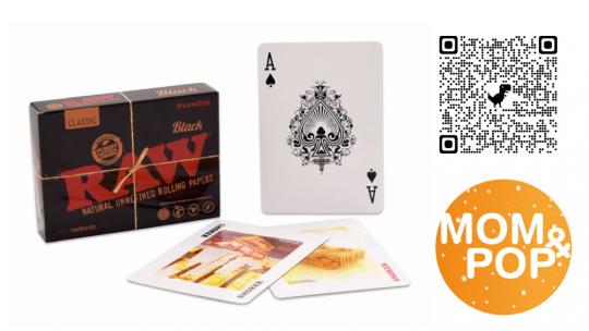 RAW Black Playing Cards 