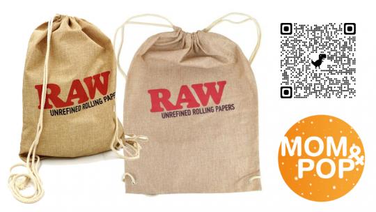 RAW Drawstring Bag Tan (Beige) 