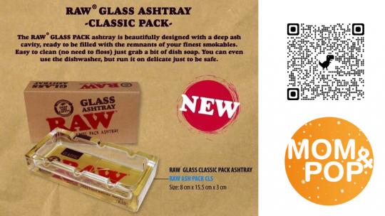 RAW Glass Classic Pack Ashtray 