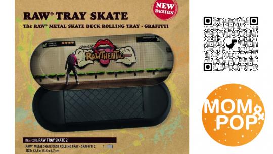 RAW Metal Skate Deck Graffiti 2 