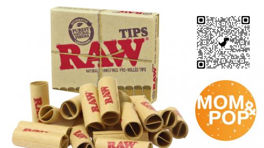 RAW Pre-rolled Tips, 21 pcs. 