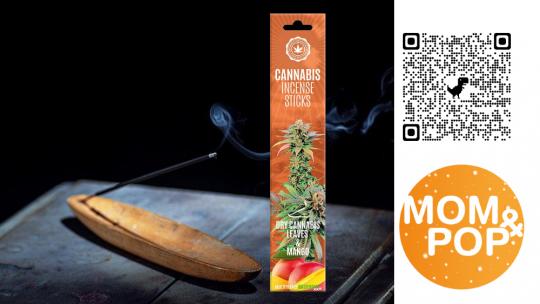 Mango Scented Cannabis Incense Sticks 