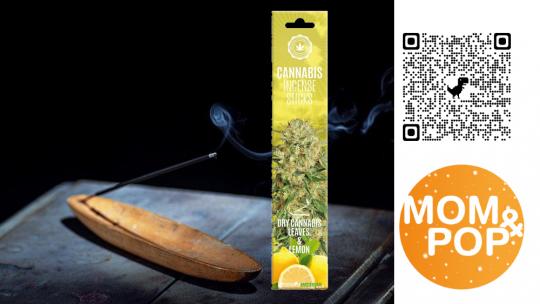 Lemon Scented Cannabis Incense Sticks 