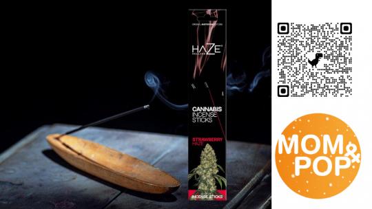 Haze Strawberry Scented Cannabis Incense Sticks 