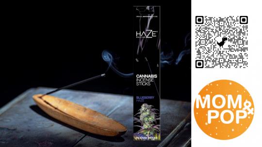 Haze Blueberry Scented Cannabis Incense Sticks 