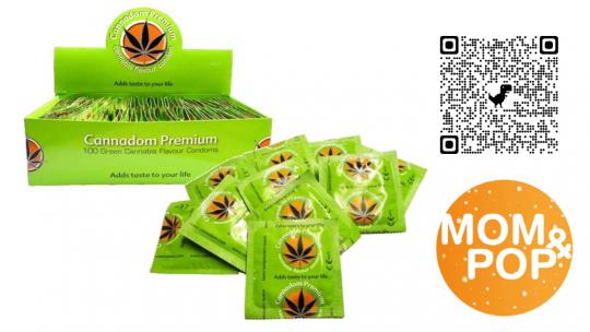 Cannadom Cannabis Flavoured Condom 
