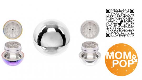 Ball Silver, 3 Parts, 53 mm 