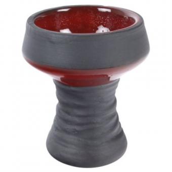 Shisha Ceramic Bowl Grey/Red 