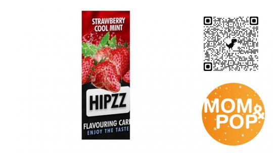 HIPZZ Strawberry/Cool Mint Aroma Card 